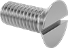Stainless Steel Slotted Flat Head Screws