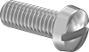 Steel Cheese Head Slotted Screws