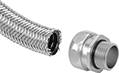 Image of System. Front orientation. Conduit and Fittings. EMI-Shielding Flexible Plastic (MPT) Conduit and Fittings.
