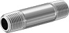 High-Pressure Brass and Bronze Threaded Pipe Nipples and Pipe