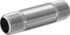 High-Pressure Plated Brass Threaded Pipe Nipples and Pipe