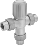 Image of Product. Front orientation. Mixing Valves. Threaded Mixing Valves for Water.
