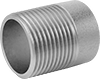 Standard-Wall Stainless Steel Threaded Pipe Nipples and Pipe