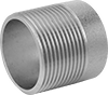 Standard-Wall Stainless Steel Threaded Pipe Nipples and Pipe