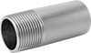 Standard-Wall Stainless Steel Threaded Pipe Nipples and Pipe