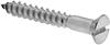 Steel Slotted Flat Head Screws for Wood