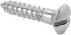 Stainless Steel Slotted Oval Head Wood Screws