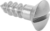 Stainless Steel Slotted Oval Head Wood Screws