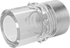 Clear-View Standard-Wall Plastic Pipe Fittings for Water