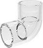 Clear-View Standard-Wall Plastic Pipe Fittings for Water