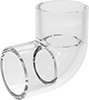 Clear-View Standard-Wall Plastic Pipe Fittings for Water