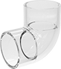 Clear-View Standard-Wall Plastic Pipe Fittings for Water