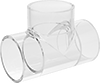 Clear-View Standard-Wall Plastic Pipe Fittings for Water