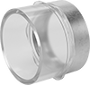 Clear-View Standard-Wall Plastic Pipe Fittings for Water