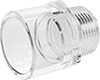 Clear-View Standard-Wall Plastic Pipe Fittings for Water