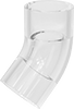Clear-View Standard-Wall Plastic Pipe Fittings for Water