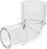 Clear-View Standard-Wall Plastic Pipe Fittings for Water