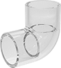 Clear-View Standard-Wall Plastic Pipe Fittings for Water
