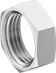 Image of Product. Front orientation. Pipe Locknuts. Low-Pressure Plated Brass Threaded Pipe Locknuts.