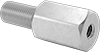 Inch-to-Metric Male-Female Hex Thread Adapters