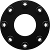 Oil-Resistant Compressible Buna-N Pipe Gaskets with Bolt Holes for Dissimilar Metals