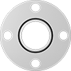 Water- and Steam-Resistant EPDM Pipe Gaskets with Bolt Holes for Dissimilar Metals