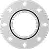 Water- and Steam-Resistant EPDM Pipe Gaskets with Bolt Holes for Dissimilar Metals