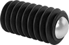 Easy-Adjust Steel Ball-Tip Set Screws