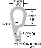 Image of Product. Front orientation. Contains Annotated. Ring Links. Ring Links with Chain-Shortening Hooks—For Lifting, 1 Hook.
