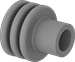Image of Product. Front orientation. Power Connectors. Build-Your-Own Weather Pack DC Connectors, Wire Seals.