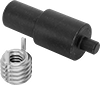 Key-Locking Threaded Inserts with Installation Tools