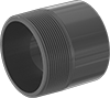 Thick-Wall Plastic Pipe Nipples and Pipe for Water