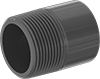 Thick-Wall Plastic Pipe Nipples and Pipe for Water