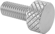 Image of Product. Front orientation. Thumb Screws. Stainless Steel Knurled-Head Thumb Screws.