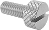 Slotted Stainless Steel Knurled-Head Thumb Screws