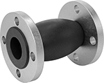 Image of Product. Expansion Joint. Front orientation. Pipe Expansion Joints. Pipe Expansion Joints with Flanged Ends.
