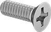 18-8 Stainless Steel Phillips Flat Head Screws