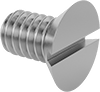 Stainless Steel Slotted Flat Head Screws