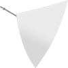 Unbreakable Convex Safety Mirrors with Fixed Arm