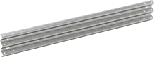 Image of Product. Front orientation. Guardrails. Highway-Style Guardrails, Rails, Three-Wave Rails.