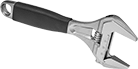 Image of Product. Front orientation. Adjustable Wrenches. Tight-Clearance Adjustable Wrenches.