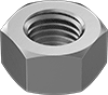 Metric 18-8 Stainless Steel Hex Nuts