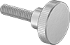 Metric Stainless Steel Raised Knurled-Head Thumb Screws