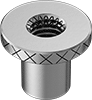 18-8 Stainless Steel Knurled-Head Thumb Nuts