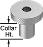 Image of Attribute. Front orientation. Contains Annotated. Thumb Nuts. Knurled-Head Thumb Nuts.