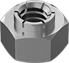 Stainless Steel Flex-Top Locknuts for Heavy Vibration