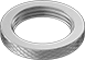 Image of Product. Front orientation. Panel Nuts. Steel Round Knurled-Head-Grip Panel Nuts.
