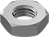 Stainless Steel Extra-Wide Thin Hex Nuts