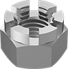 Stainless Steel Locknuts for use with Cotter Pins