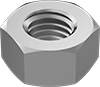 Metric Aluminum Hex Nuts